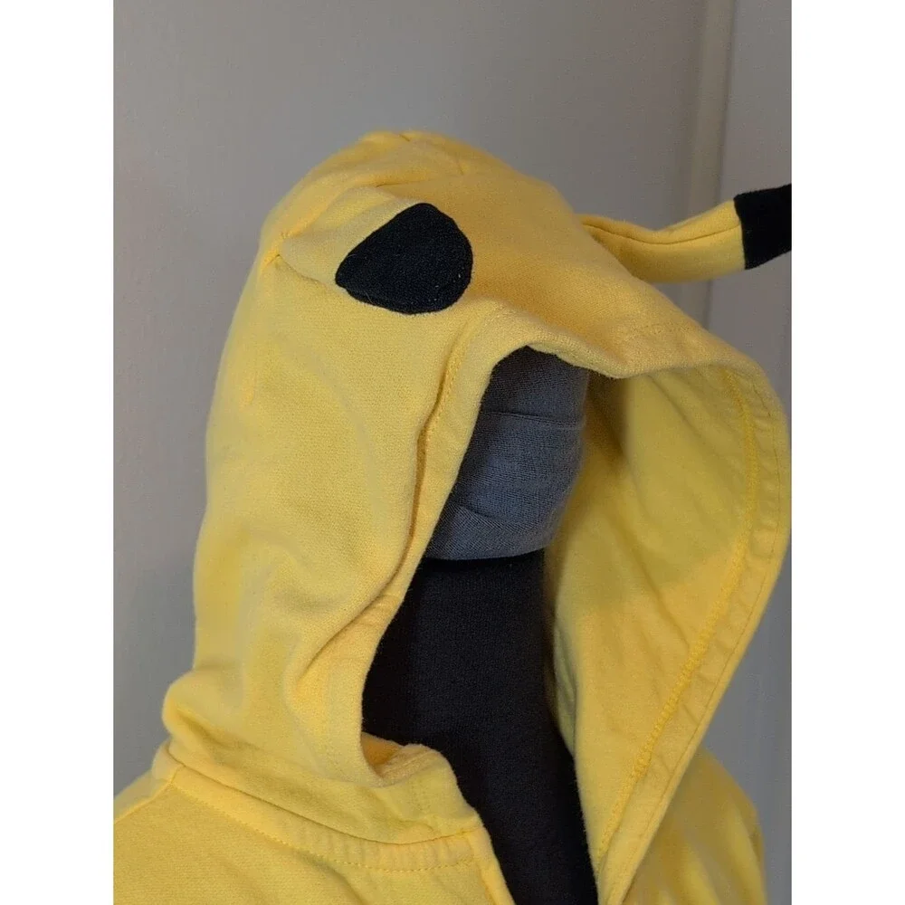 Pokemon Yellow Pikachu Hooded Zip Jacket with Ear Details